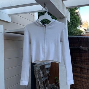 Brandy Melville zip up sweater